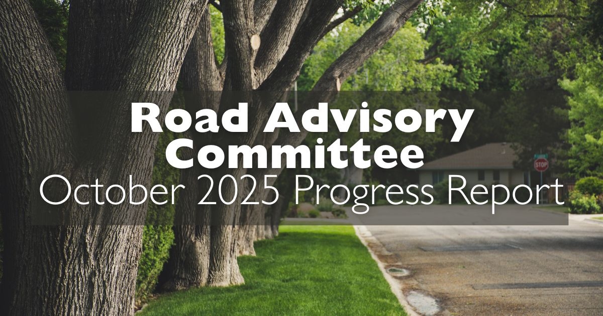 Road Advisory Committee October 2025 Progress Report