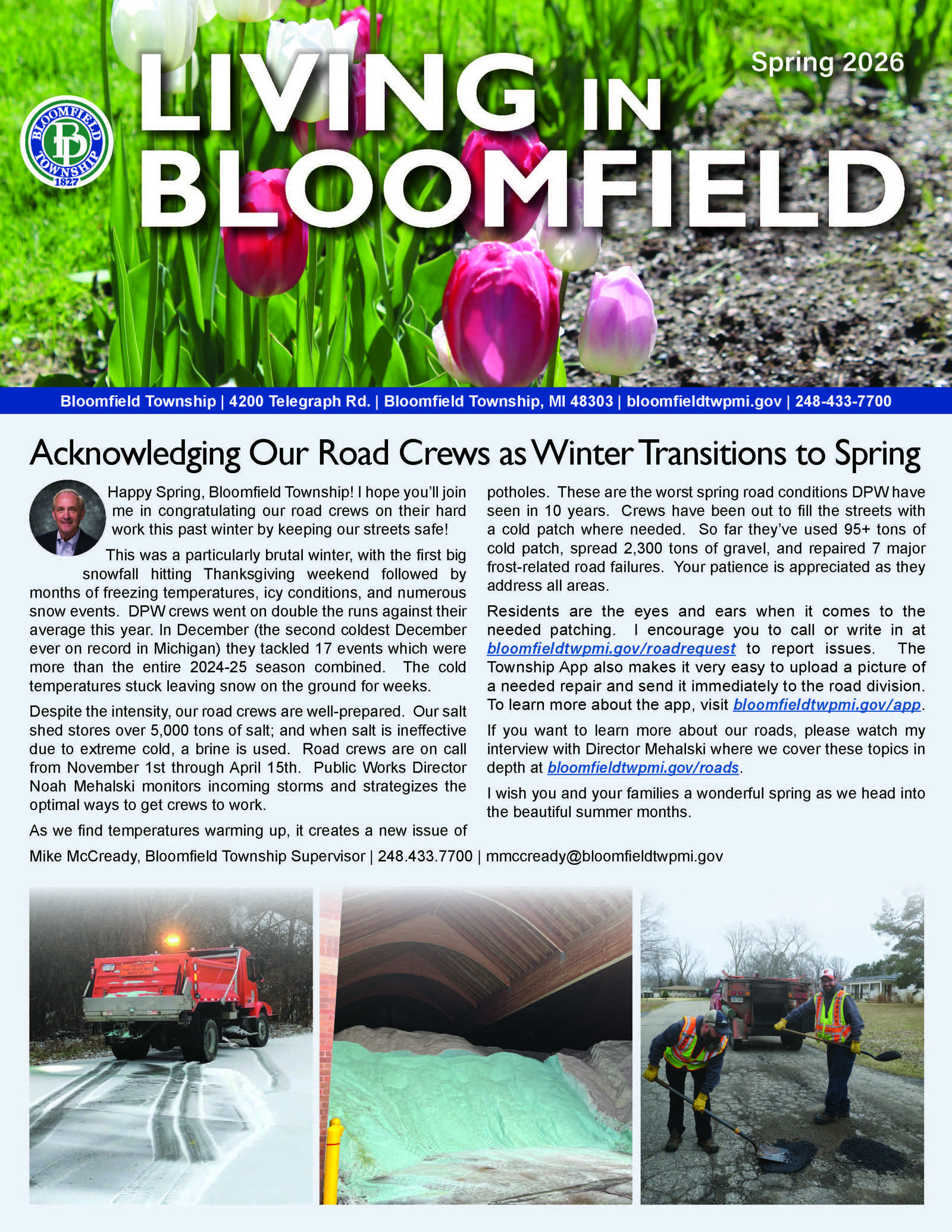 Spring 2026 Newsletter COVER