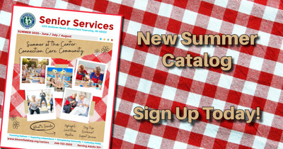Summer 2025 Senior Services Catalog is Available Now!