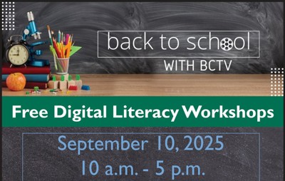 Go “Back To School” Again with Bloomfield Community Television on September 10