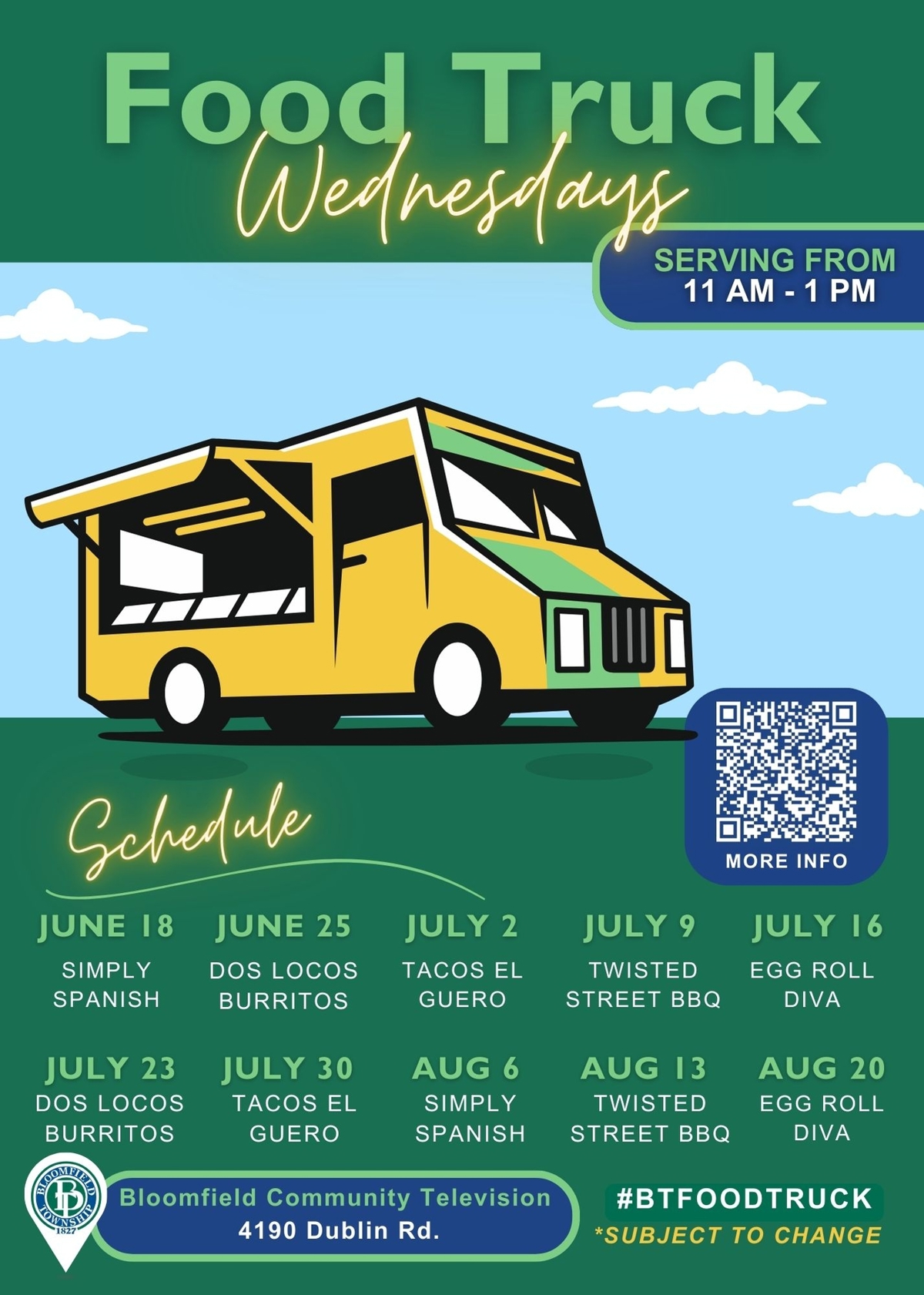Featured image of Food Truck Wednesdays Return to the Township June 18
